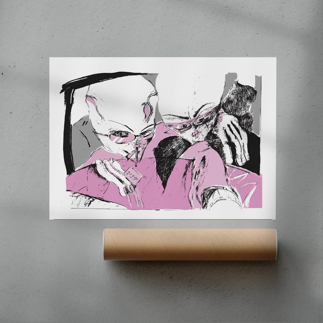 V.I.P.'s contemporary wall art print by Amelie Goeppel - sold by DROOL