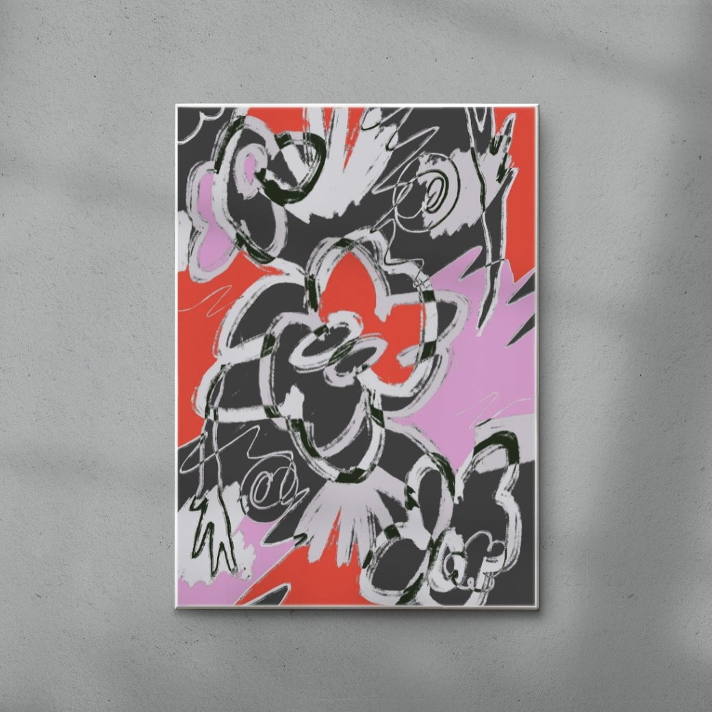 Oh My Dais contemporary wall art print by Laurie Campbell - sold by DROOL