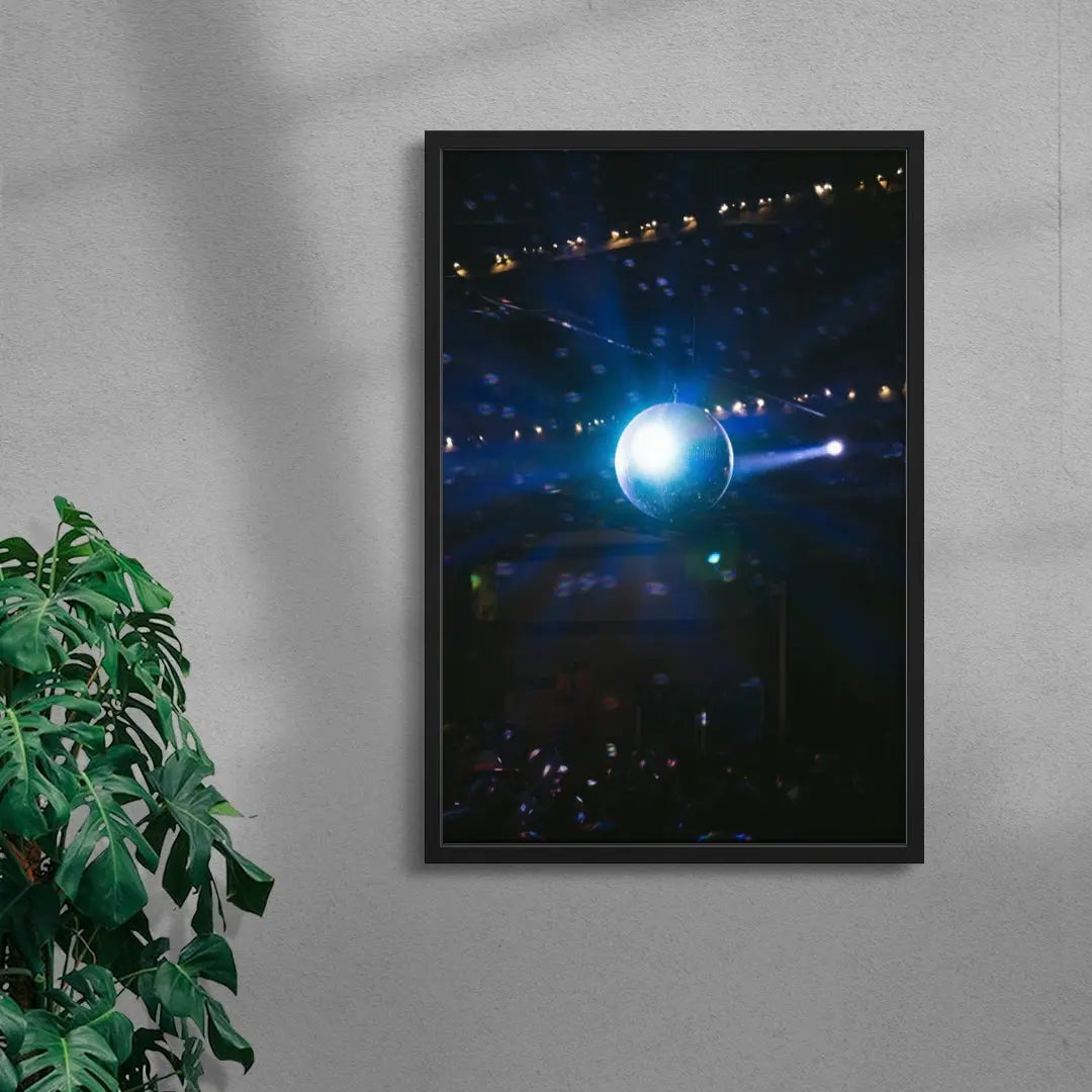 Night Fever contemporary wall art print by Peggy Voir - sold by DROOL