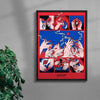 Gestures contemporary wall art print by Gentle Oriental - sold by DROOL