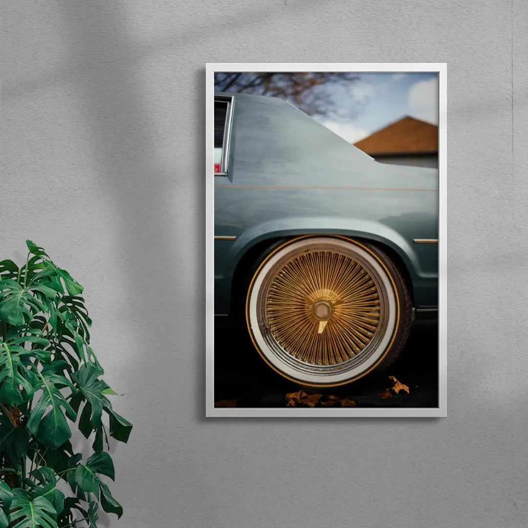 Golden Rim contemporary wall art print by Paul McKenzie - sold by DROOL