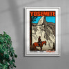 Yosemite contemporary wall art print by Othman Zougam - sold by DROOL