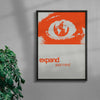 Expand your mind contemporary wall art print by Adam Foster - sold by DROOL