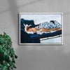 Laisse tomber les filles contemporary wall art print by Sophie Goudman-Peachey - sold by DROOL