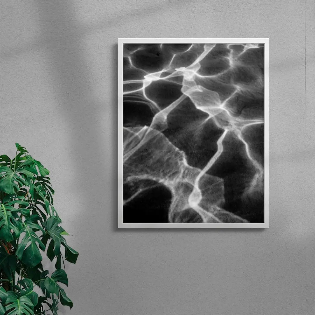 LIQUID contemporary wall art print by Korbinian Grad - sold by DROOL