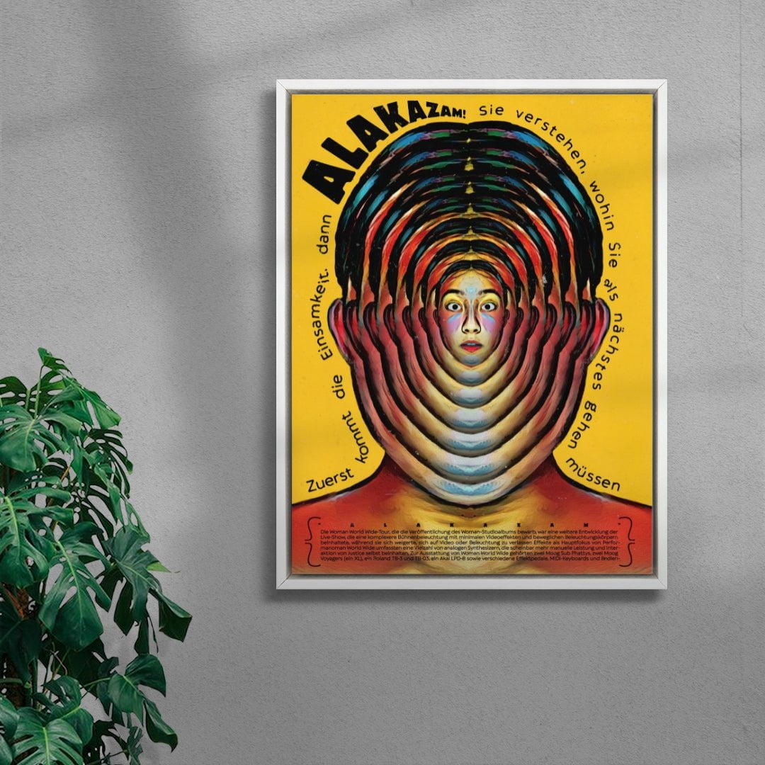 ALAKAZAM contemporary wall art print by Eddie Loughran - sold by DROOL