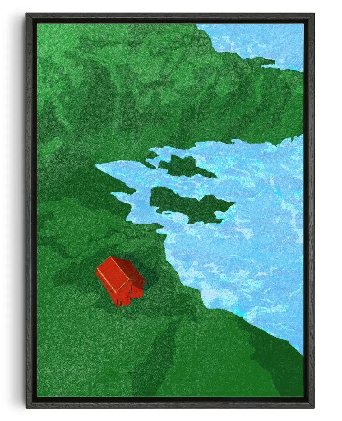 Cape D'Aguilar, Hong Kong contemporary canvas print by Lily Kong - sold by DROOL