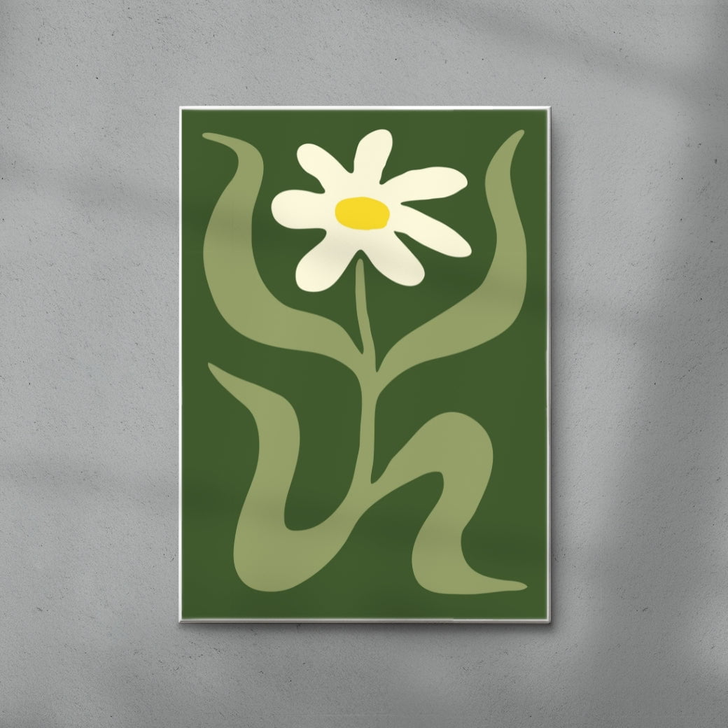 Flower 2 contemporary wall art print by Max Blackmore - sold by DROOL
