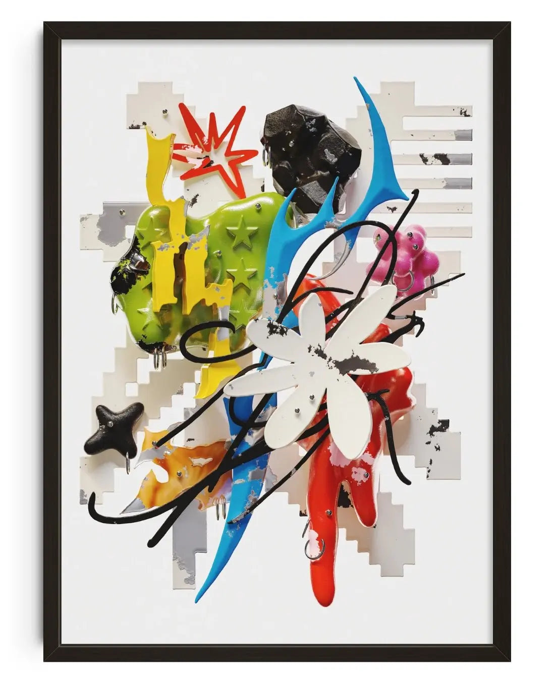 Something Bright contemporary wall art print by Kitasavi - sold by DROOL