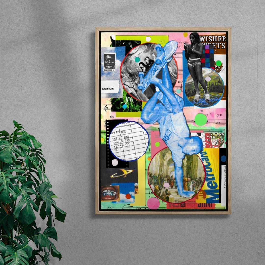 renaissance contemporary wall art print by Tina Tona - sold by DROOL