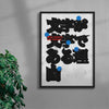 Why letters are letters contemporary wall art print by Ren Morita - sold by DROOL