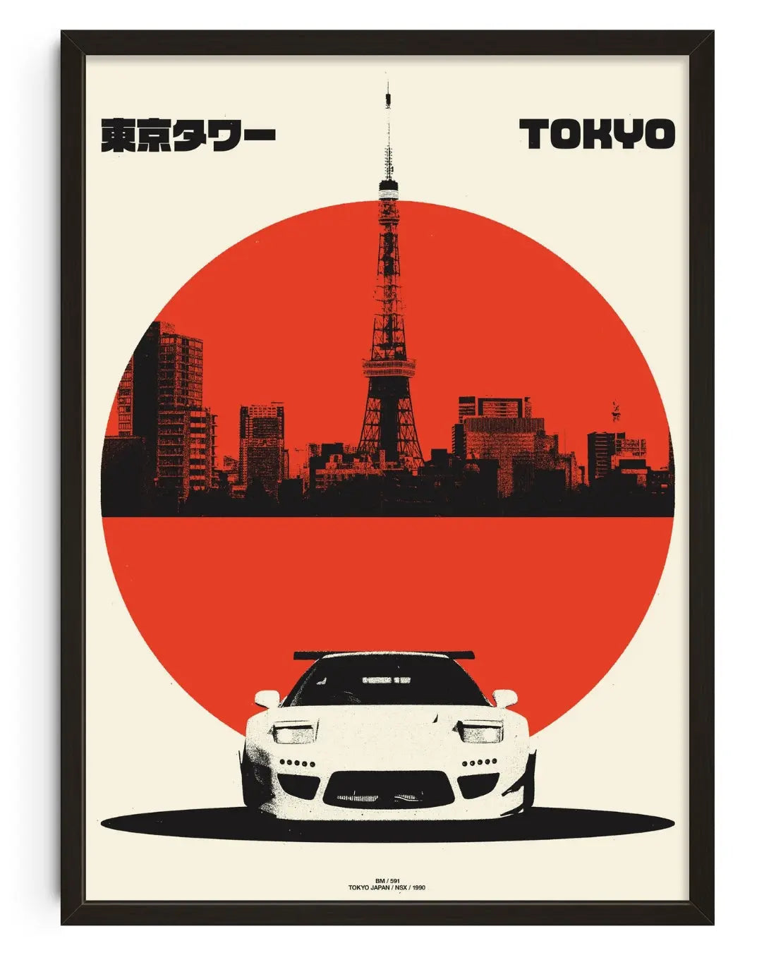 TOKYO NSX contemporary art print by Brad Mead - sold by DROOL
