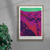 Timanfaya contemporary wall art print by Rikki Hewitt - sold by DROOL