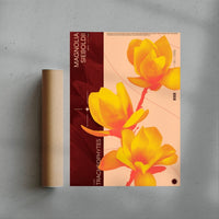 Thumbnail for Magnolia contemporary wall art print by MEDG - sold by DROOL