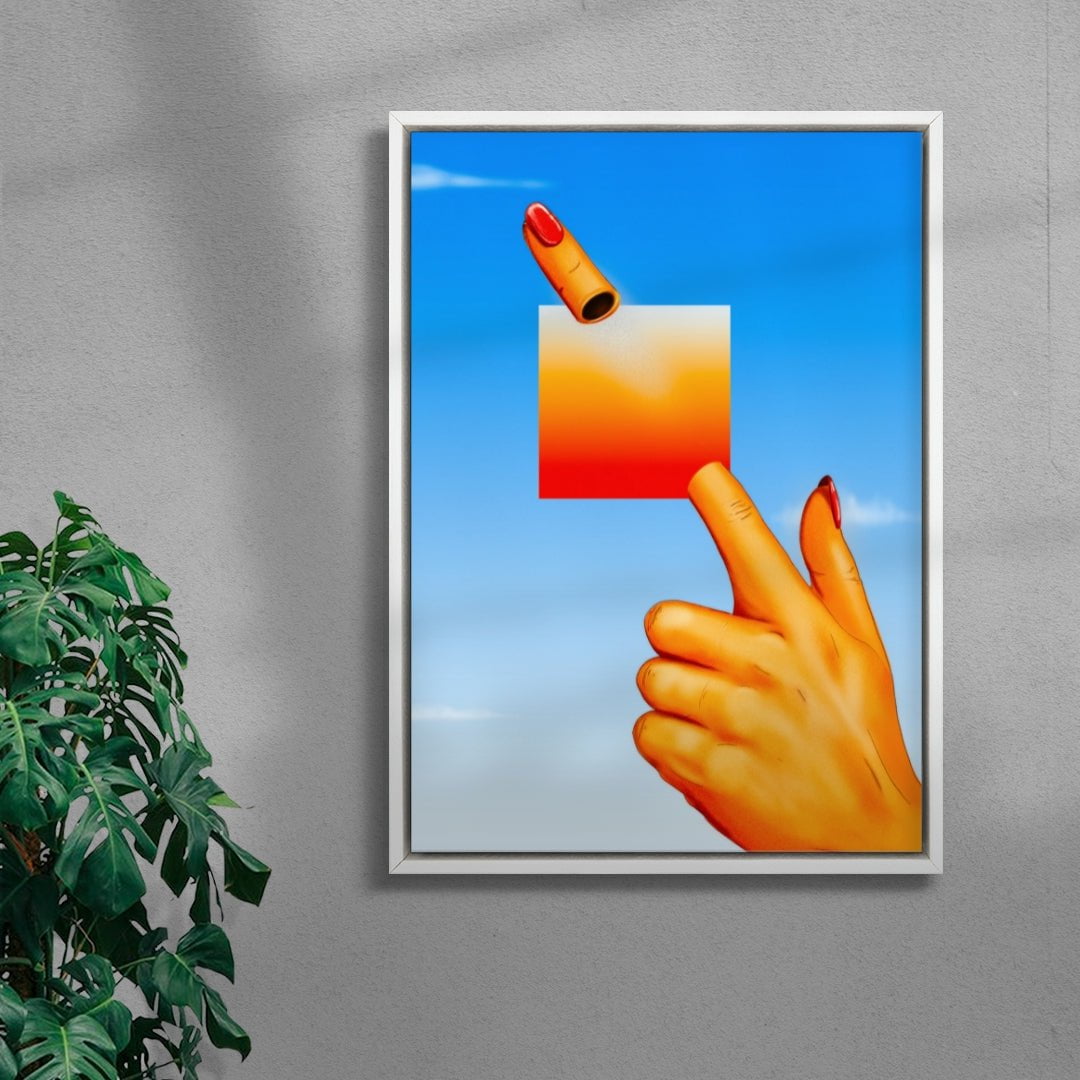 Bang contemporary wall art print by Will Da Costa - sold by DROOL