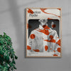 American Psycho contemporary wall art print by Justyna Frąckiewicz - sold by DROOL