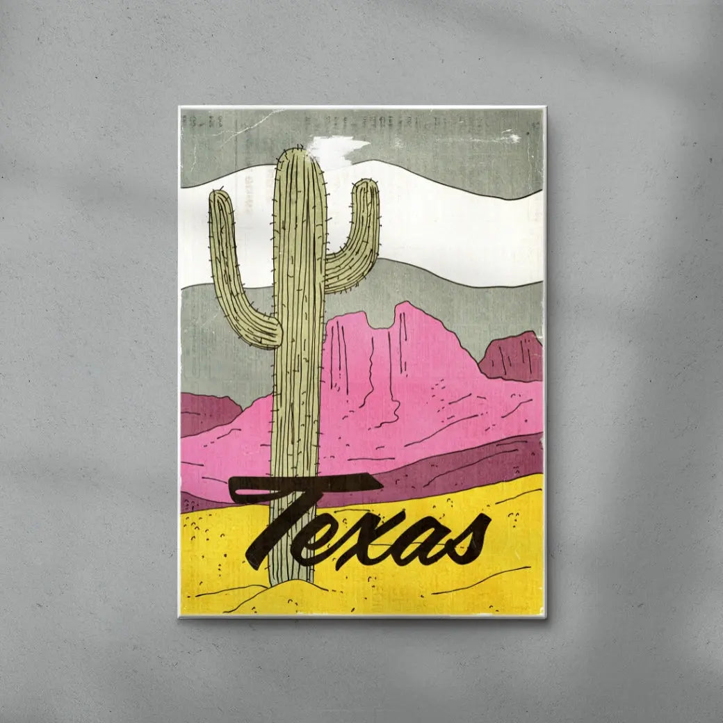 Retro Texas Desert