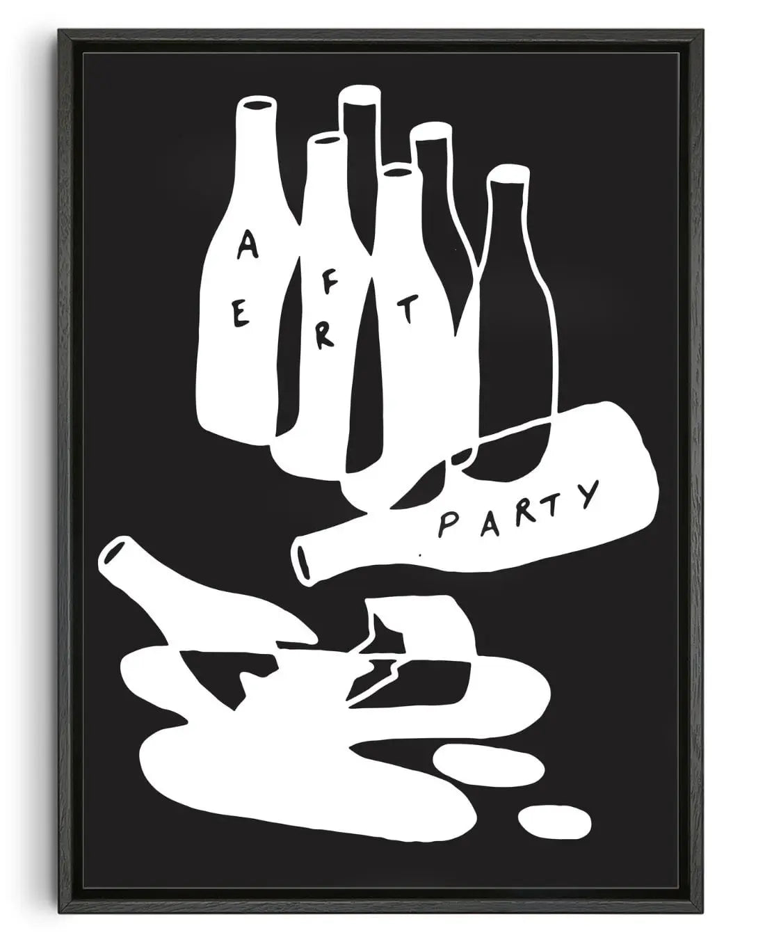 THE AFTER PARTY contemporary wall art print by Max Blackmore - sold by DROOL