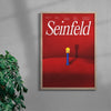 Seinfeld contemporary wall art print by Justyna Frąckiewicz - sold by DROOL