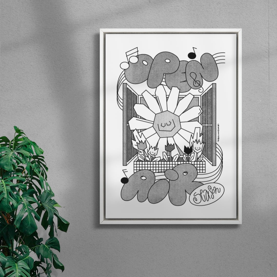 OPEN AIR SEASON contemporary wall art print by Paolinoshka - sold by DROOL