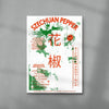Szechuan Pepper contemporary wall art print by Studio Trikken - sold by DROOL