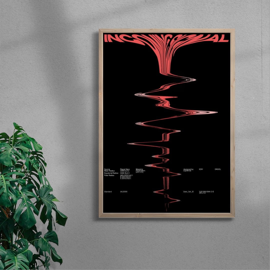 Incoming Signal contemporary wall art print by Roman Post. - sold by DROOL