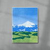 Hvannadalshnúkur contemporary wall art print by Lily Kong - sold by DROOL