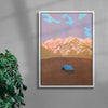 Annecy contemporary wall art print by Lily Kong - sold by DROOL