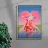 Relaxation in the Sun contemporary wall art print by Paulina Almira - sold by DROOL
