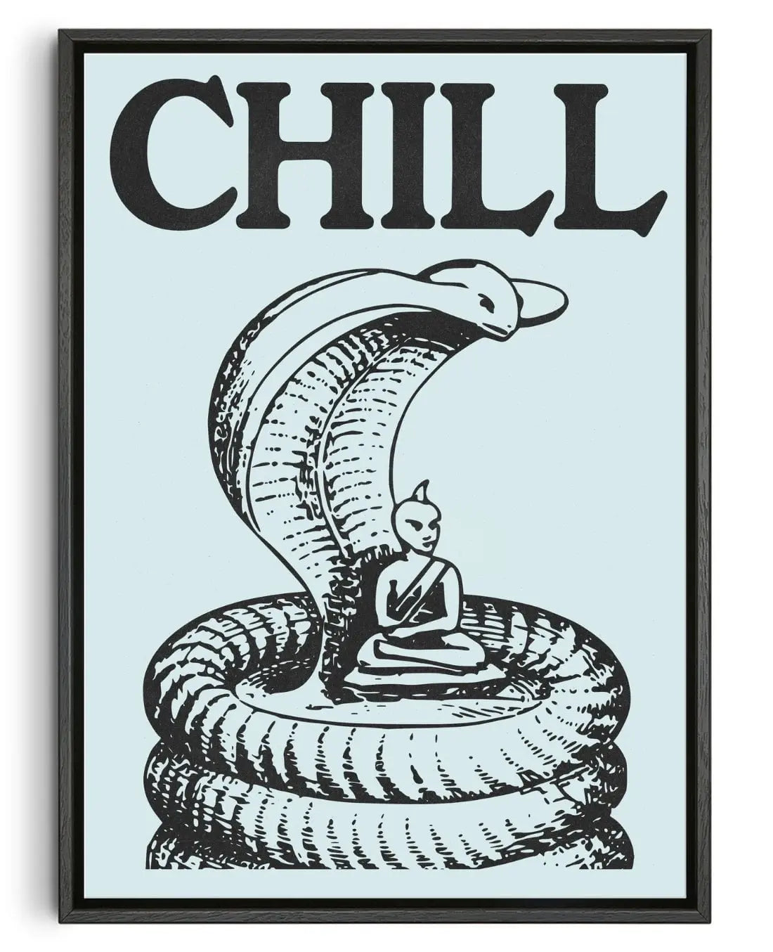 Chill contemporary wall art print by Utsav Verma - sold by DROOL