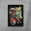 Phantom Route contemporary wall art print by Kitasavi - sold by DROOL