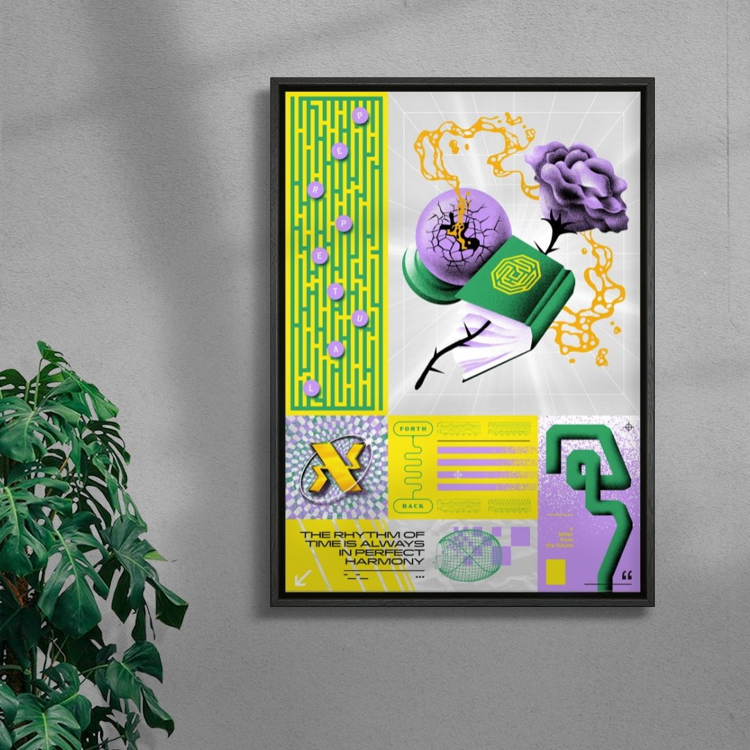 Signal From The Future contemporary wall art print by Itamar Makover - sold by DROOL