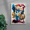 Oculus Waves contemporary wall art print by Tristan Miller - sold by DROOL