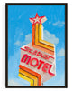 Stardust Motel contemporary wall art print by Laurie Campbell - sold by DROOL