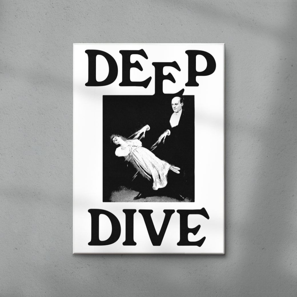 Deep Dive contemporary wall art print by Utsav Verma - sold by DROOL