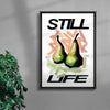 Pear Life contemporary canvas art print by 3WillyT - sold by DROOL