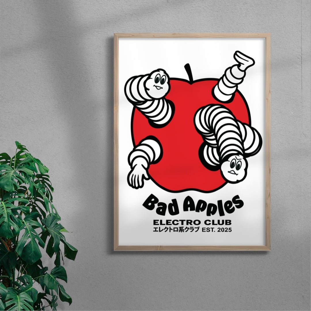 Bad Apples contemporary wall art print by Ignorance1 - sold by DROOL