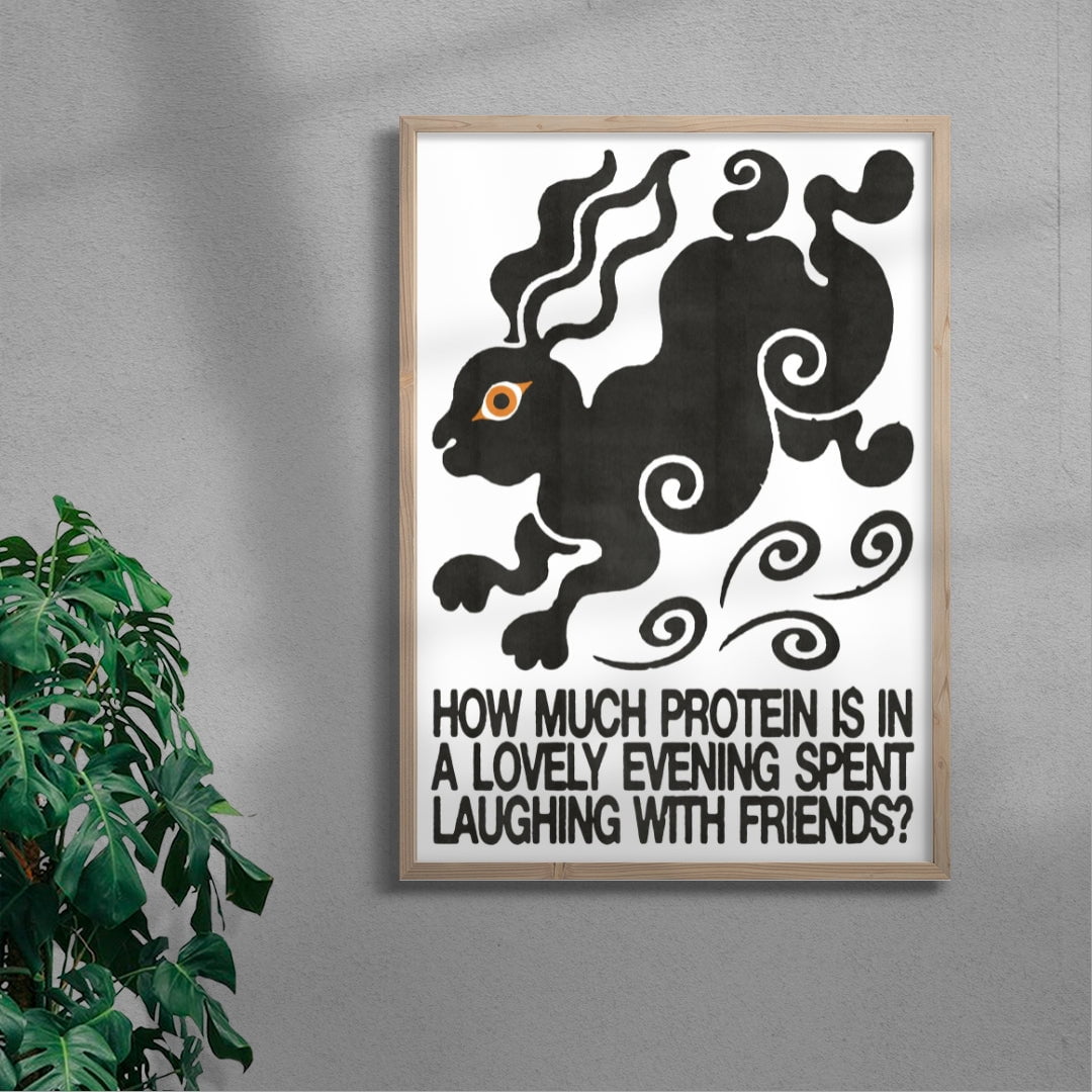 11.7x16.5" (A3) / Unframed A Lovely Evening - UNFRAMED contemporary wall art print by Alexander Khabbazi - sold by DROOL