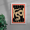 Under Ground contemporary wall art print by Kwonny - sold by DROOL