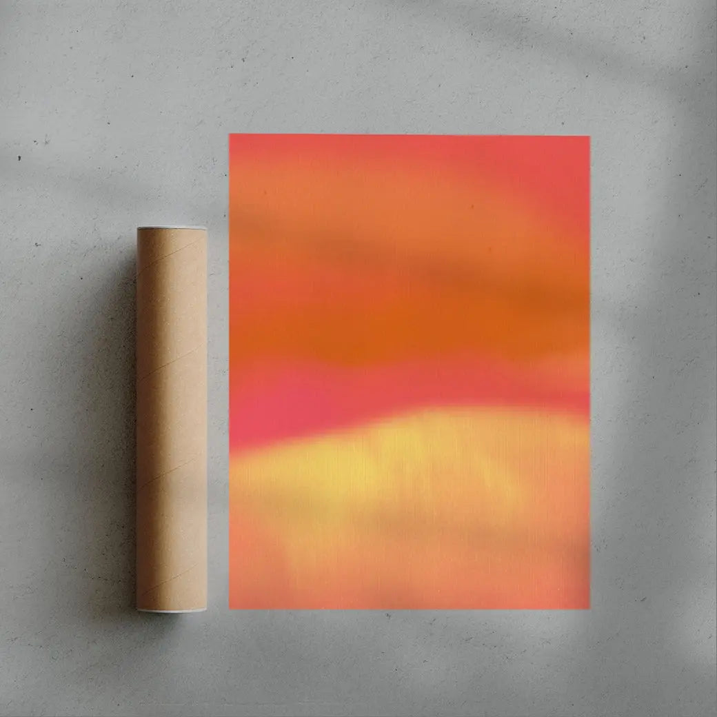 Abstract landscape in vivid colors