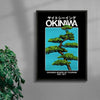 Okinawa 1 (Black) contemporary wall art print by Othman Zougam - sold by DROOL