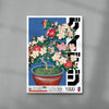 Japanese Bloom contemporary wall art print by George Kempster - sold by DROOL