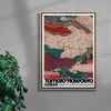 Yamato Hasedera contemporary wall art print by George Kempster - sold by DROOL