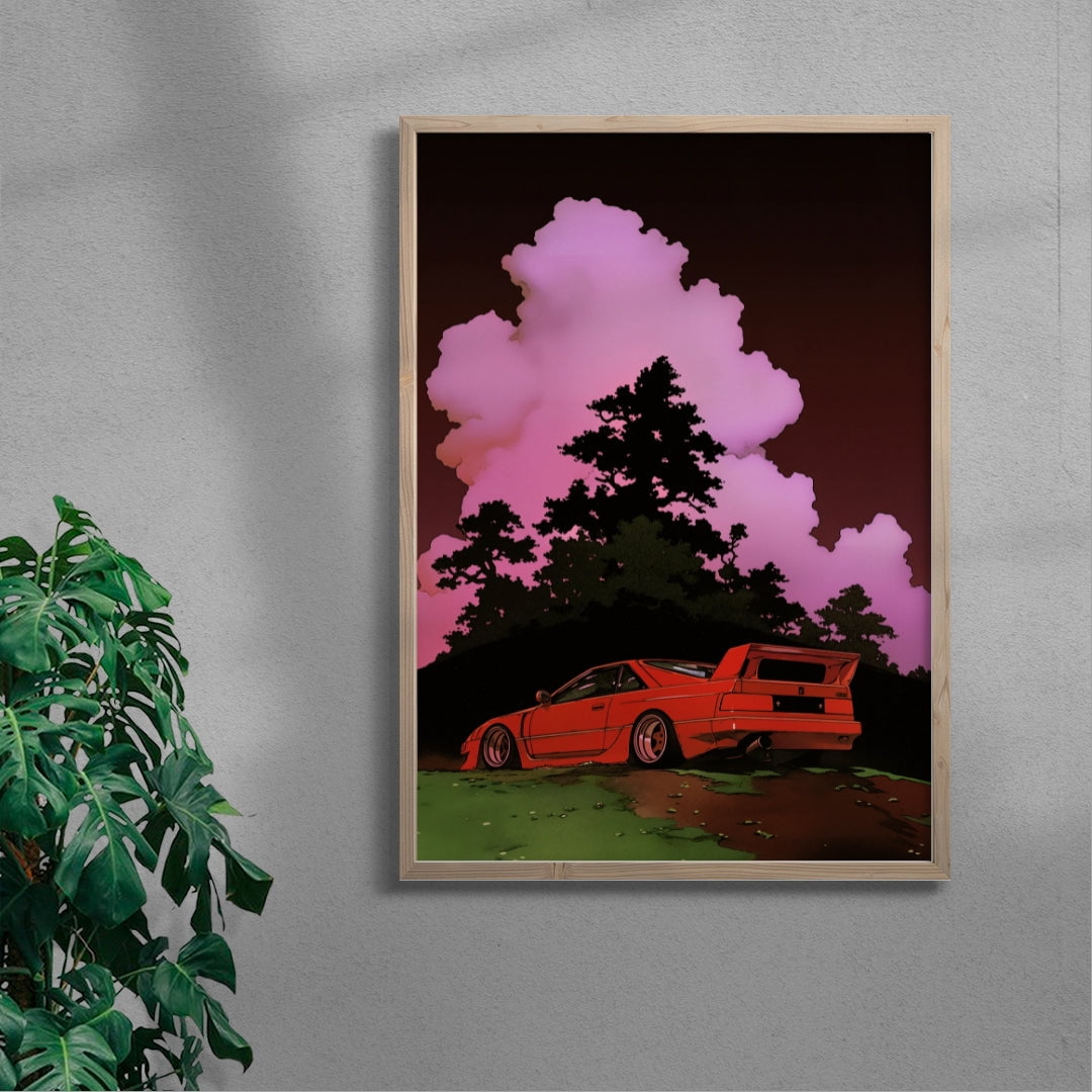 Zero Shift contemporary wall art print by dolorsilentium - sold by DROOL