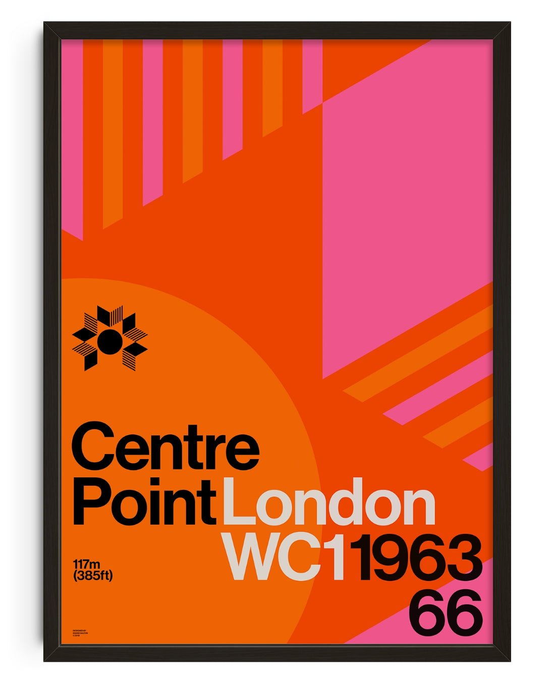 Centre Point contemporary wall art print by Duane Dalton - sold by DROOL