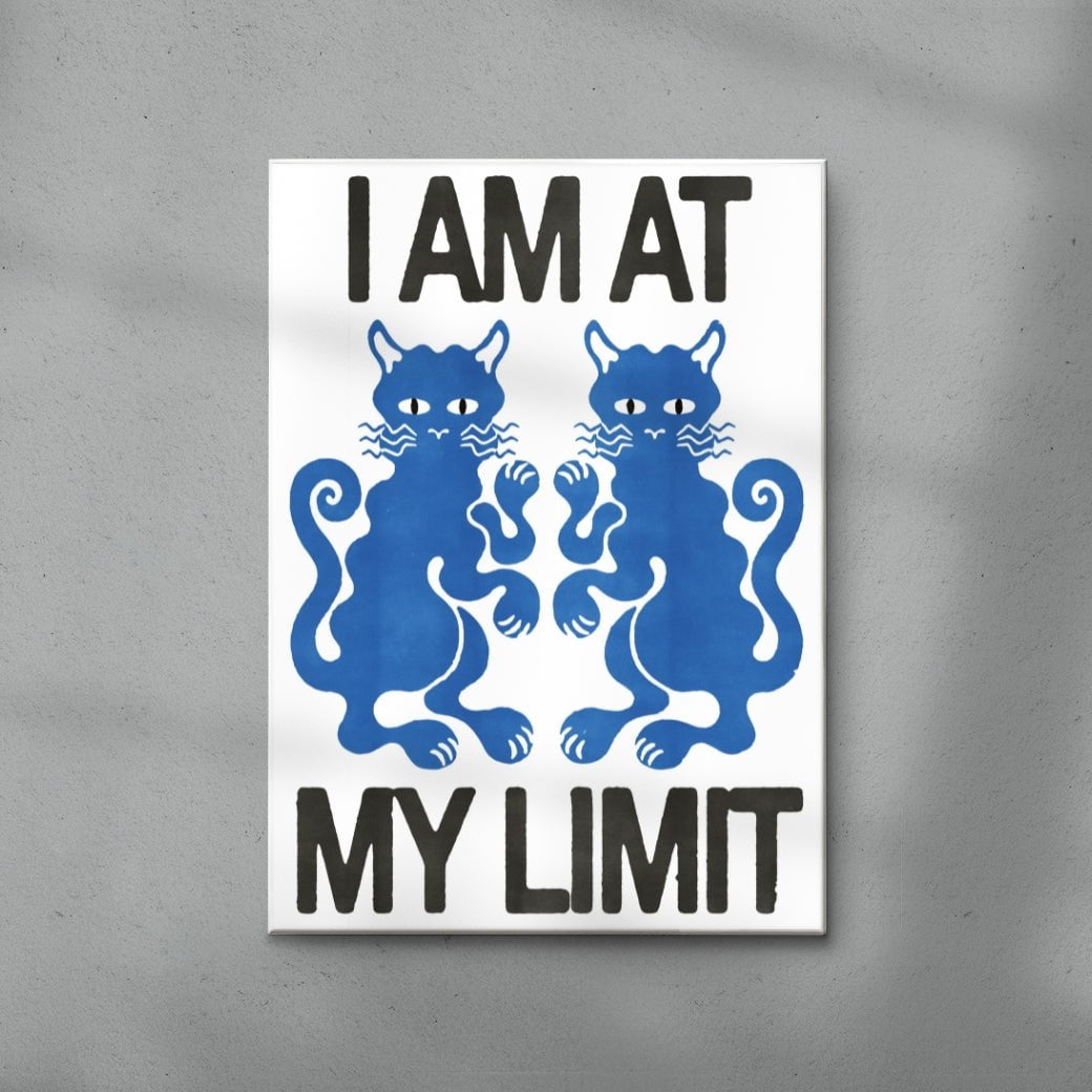 At my Limit contemporary wall art print by Alexander Khabbazi - sold by DROOL