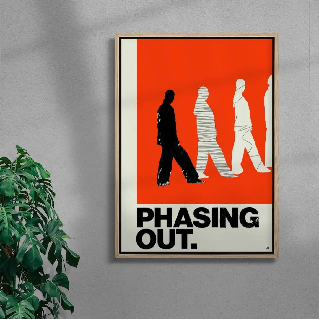 PHASING OUT contemporary wall art print by Brad Mead - sold by DROOL