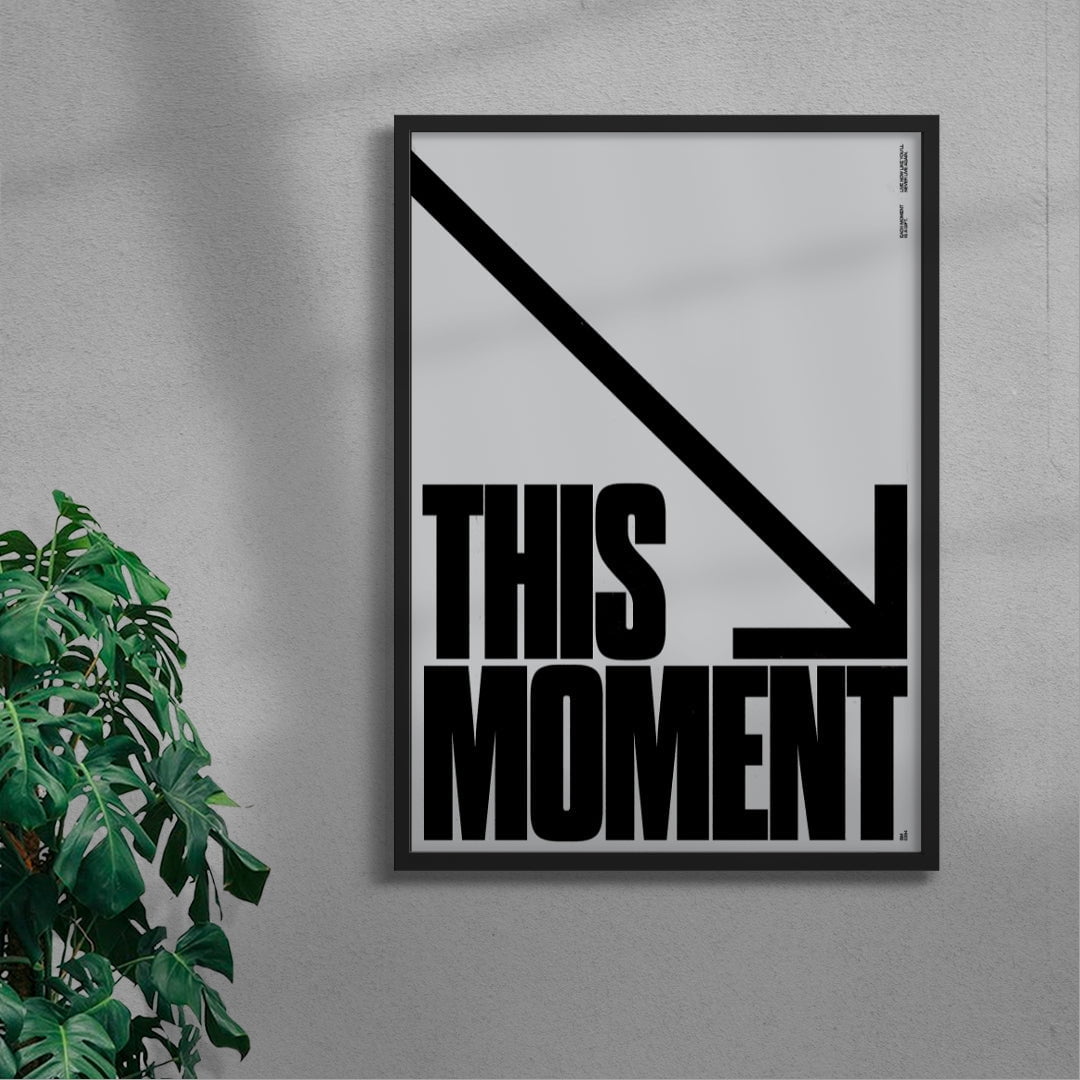 THIS MOMENT contemporary wall art print by Brad Mead - sold by DROOL