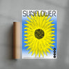 Sunflower contemporary wall art print by John Schulisch - sold by DROOL