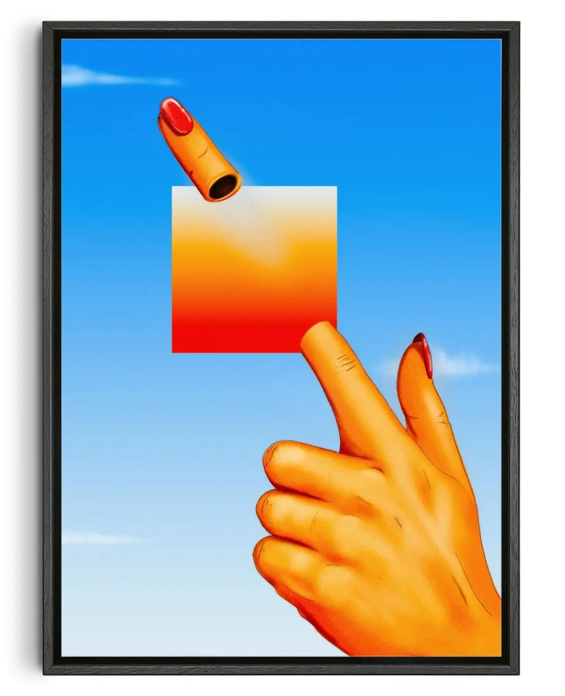 Bang contemporary wall art print by Will Da Costa - sold by DROOL